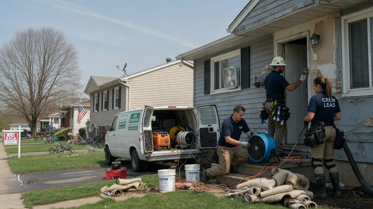 Flood Cleanup in Comins, MI near me